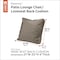 Classic Accessories Patio Lounge Chair/Loveseat Back Cushion, 21 x 20 x 4 Inch, Dark Taupe 62-058-TAUPE-EC - alternate 5